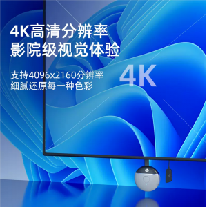 HP/惠普无线投屏器转换器同屏手机连电视同屏器4K超清手机投影