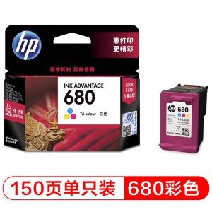 hp惠普680墨盒(50785088363636383776267626772678) 彩色