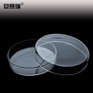 安赛瑞 玻璃培养皿（5套装）加厚透明高硼硅玻璃平皿实验室器材分离器皿