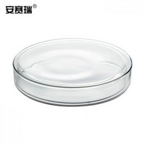 安赛瑞 玻璃培养皿（5套装）加厚透明高硼硅玻璃平皿实验室器材分离器皿 150㎜