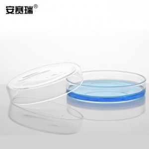 安赛瑞 玻璃培养皿（5套装）加厚透明高硼硅玻璃平皿实验室器材分离器皿 150㎜