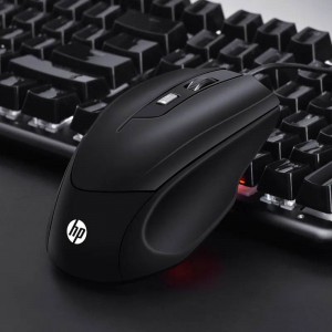 HP/惠普 M150有线光电鼠标 游戏吃鸡LOL办公家用USB接口笔记本电脑专用