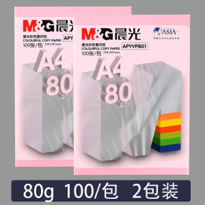 晨光(M&G)APYVPB0239复印纸2包 A4/80g/100张打印纸