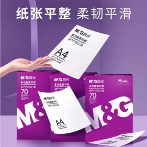 晨光A4/70g多功能双面打印纸复印纸 500张/包 8包/箱(整箱4000张)