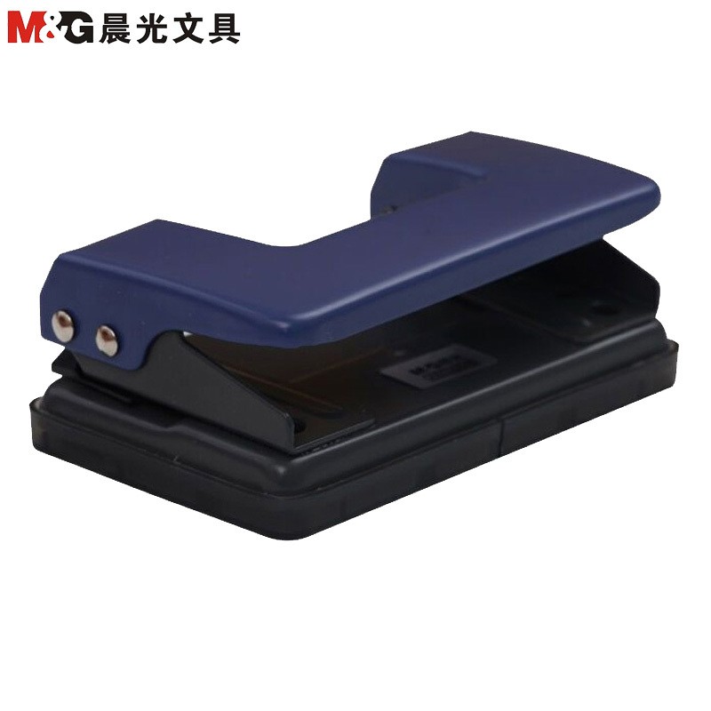 晨光(M&G)ABS92648双孔打孔机 可打30张A4纸 二孔打孔器打洞器 手动省力打孔机 颜色随机 打孔机