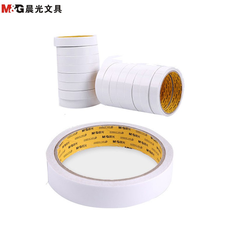 晨光(M&G)97350棉纸双面胶带 两面胶 胶布 胶纸 白色胶纸双面胶带双面胶胶带/胶水/胶棒