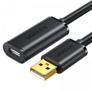 绿联 USB2.0公对母信号放大延长线 AM/AF 电脑鼠标打印机无线网卡USB数据连接线 10321