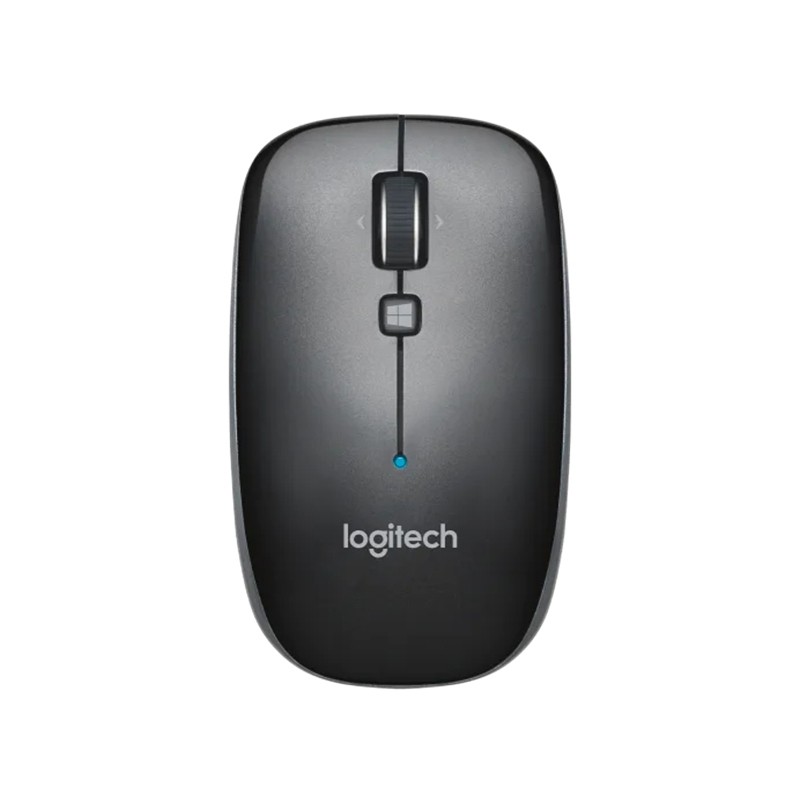 罗技Logitech M557蓝牙鼠标 无线办公鼠标 电脑笔记本台式机通用对称鼠标 黑色