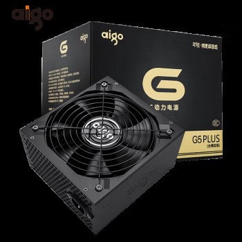 爱国者（aigo）电脑电源G系列非模组版电源（支持宽幅/主动式PFC） 爱国者G5PLUS直出【额定500W
