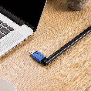 TP-LINK TL-WDN5200H免驱版 USB无线网卡AC650兆双频5G加强天线电脑笔记本台式机wifi接收器