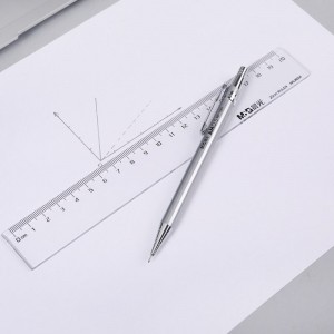 晨光(M&G)MP1001金属铁杆按动铅笔 单支 0.5mm 活动铅笔 自动铅笔绘图笔 写字笔 书写笔 颜色随机 0.5mm