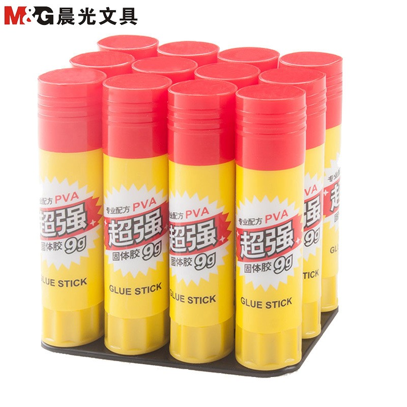 晨光(M&G)ASG97153 9g固体胶12支装 强粘度固体胶 小号胶棒胶水固体胶 学生办公财务用品 胶带/胶水/胶棒