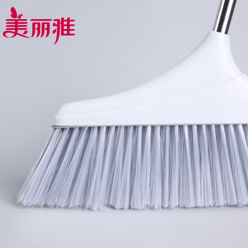 美丽雅 扫把簸箕套装组合软毛笤帚扫地神器捎把免手洗扫帚家用扫把套装 颜色随机