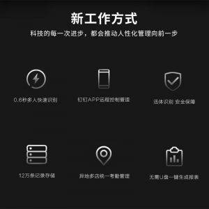 钉钉考勤机W1Xpro 人脸识别异地多上班签到器智能刷脸打卡机蓝牙打卡接网线wifi W1Xpro标配