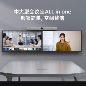 钉钉新品F2视频会议终端一体机高清4摄像头无线扩展麦克风会议会控平板系统 F2会议终端【含扩展麦+会控平板】
