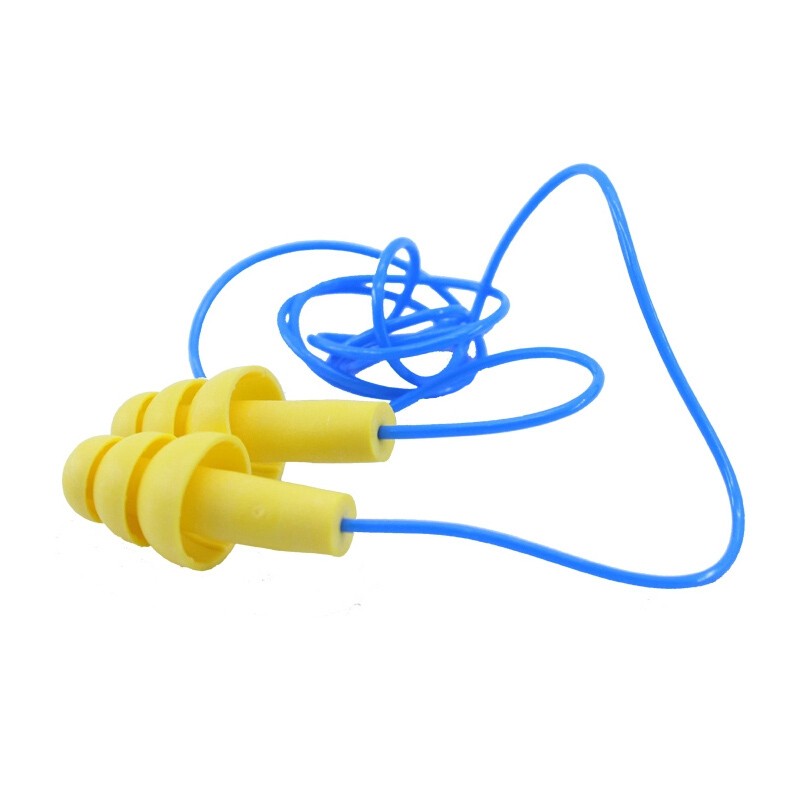 3M 340-4004耳塞 防噪音耳塞隔音学习射击可清洗工业降噪劳保防水游泳耳塞5副