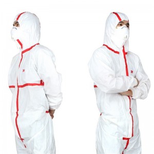 3M连体带帽防尘防疫工作4565yzl防护服日常防护口罩 XXL