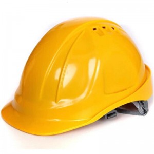 代尔塔102106安全帽ABS透气款建筑工地工程施工透气防砸高空作业 黄色