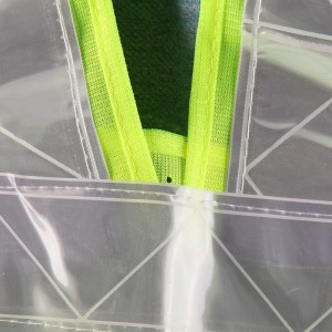 新越昌晖反光背带反光马甲反光衣施工骑行交通执勤V型反光服环卫作业反光安全警示工作服MJ-D1 绿色