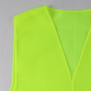 新越昌晖反光马甲反光背心反光服施工骑行交通执勤耐磨透气反光衣环卫作业反光安全警示工作服FG-W1 绿色2件装