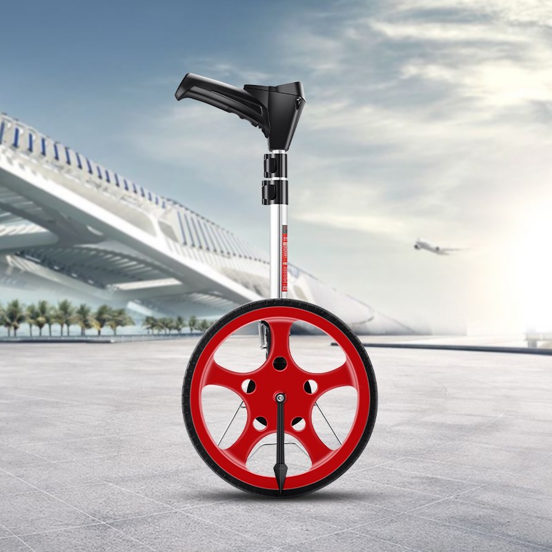 德力西手推滚轮式测距轮高精度户外电子数显测量距离量地尺测距仪 德力西-经济型机械小轮