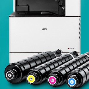 得力 XT67Y/K/M/C 原装墨粉盒四色套装 大容量套装 适用于得力M201CR 301CR