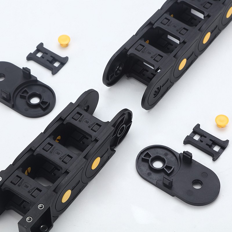 塑料拖链链条活动线槽传送带雕刻系列10x 内高35内宽250(55*275)桥式