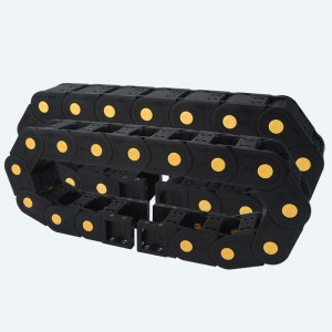 塑料拖链链条活动线槽传送带雕刻系列10x 内高35内宽125(55*150)全封