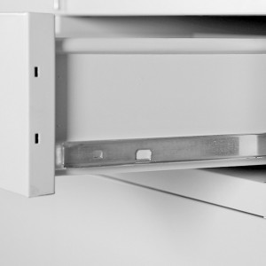 富和美文件柜铁皮柜大器械柜档案柜办公资料柜铁柜子玻璃门员工柜钢制办公柜衣柜员工宿舍柜储物柜铁衣柜 银色