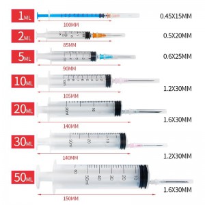 一次性无菌注射器带针头1/2/5/10/20/30ml毫升医用针筒针管 [10支]
