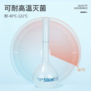 比克曼生物（BKMAM）塑料容量瓶耐高温PP螺口实验室定量定容试剂摇瓶 螺口容量瓶 1000ml 1个