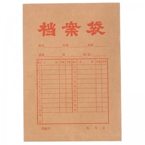 晨光(M&G)文具 20个装A4/175g 高档牛皮纸档案袋 文件袋 大容量资料袋 APYRAP01