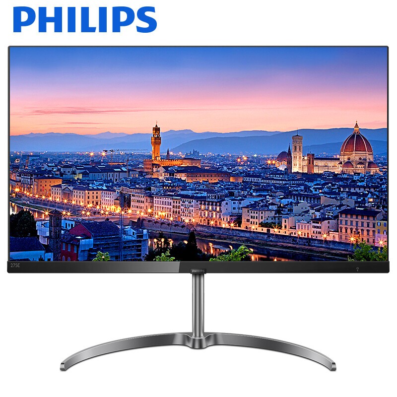 飞利浦显示器 275E9 27英寸 LGD-IPS屏 2K全面屏 3.5mm黑边薄屏一台