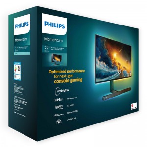 飞利浦显示器279M1RVE 27英寸 4K 144Hz NanoIPS屏 HDR600 一台