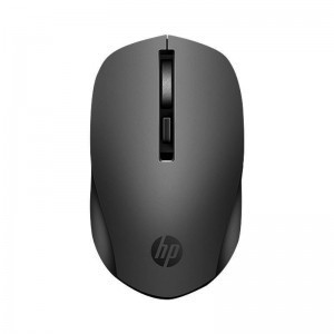 惠普（HP） S1000无线静音鼠标 无线蓝牙双模 办公鼠标 金属防滑滚轮 笔记本电脑台式机通用 无线黑色【标准款】