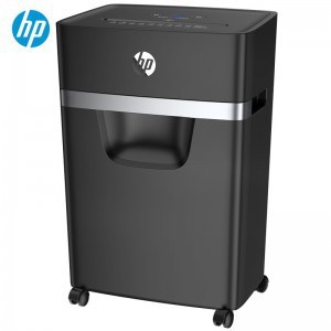 HP惠普 5级保密小型办公碎纸机(单次8张 连续碎30分钟 20L 可碎卡、订书针)B2008MC