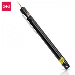 得力(deli)3933激光笔 笔型便携式激光笔电子教鞭笔笔型激光教鞭笔 黑色