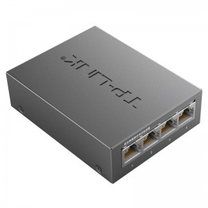 TP-LINK TL-FC114B 百兆单模单纤光纤收发器 1SC+4FE光电转换器（单只装）