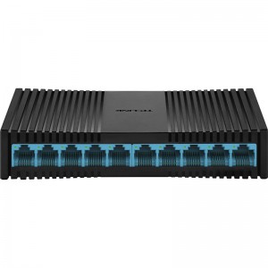 普联（TP-LINK）10口百兆8口poe交换机 家用监控网络集线分线分流器 TL-SF1010PM