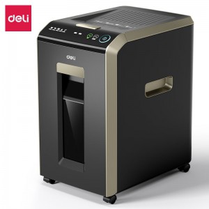 得力(deli)办公商用全自动碎纸机 （自动碎纸150张 手动入纸12张 连续碎纸60分钟 32L大容量）G3