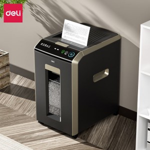 得力(deli)办公商用全自动碎纸机 （自动碎纸150张 手动入纸12张 连续碎纸60分钟 32L大容量）G3